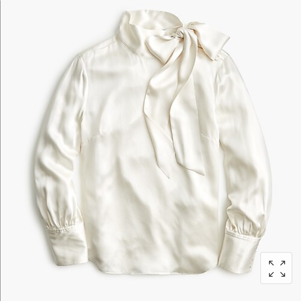 J Crew Cream Blouse
